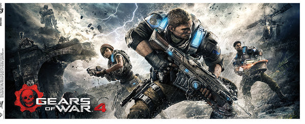 Gears of War - Gears 3 Poster Emoldurado, Quadro em