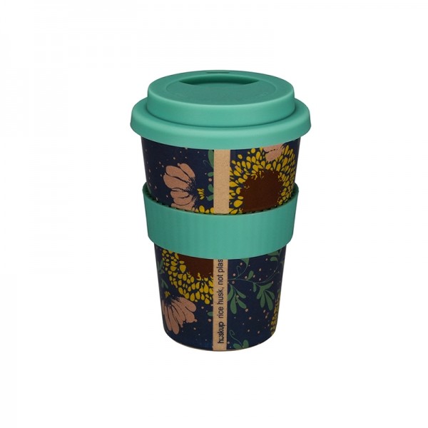 Caneca Huskup - Teal Sunflower