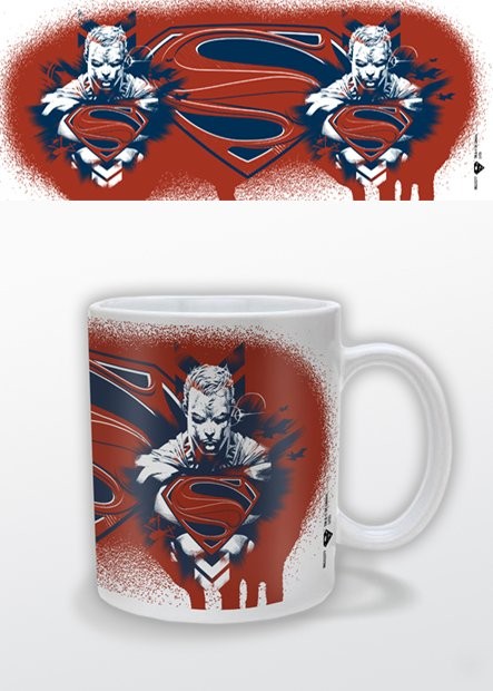 Caneca Man of Steel - Red White Blue
