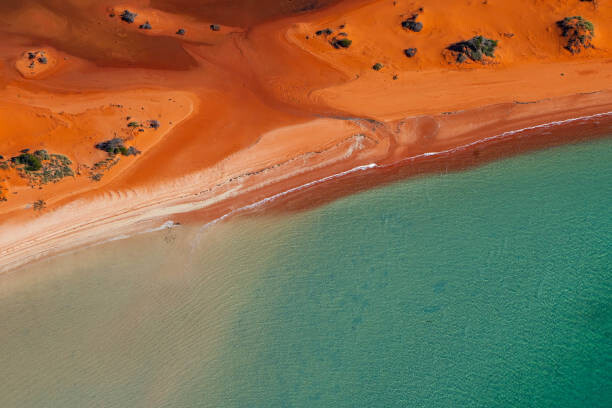 Canvas Print Abstract aerial photography, Useless Loop, Western