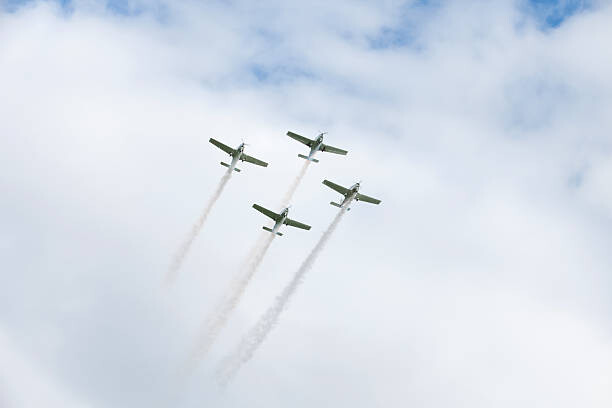 Canvas Print Airplanes in the Sky