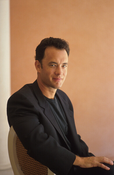 Canvas Print American comedian Tom Hanks in 1994