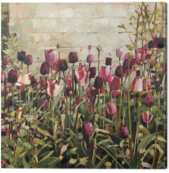 Canvas Print Anne-Marie Butlin - Tulip Garden