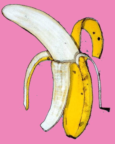 Canvas Print Banana, 2014