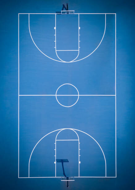 Canvas Print Basketball court
