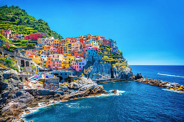 Canvas Print Beautiful colorful cityscape