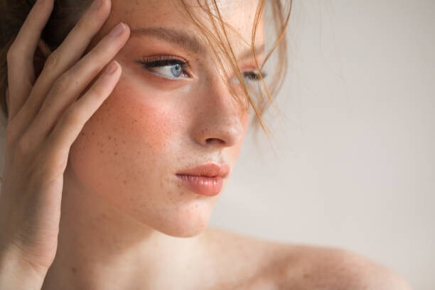 Canvas Print Beauty portrait of young woman