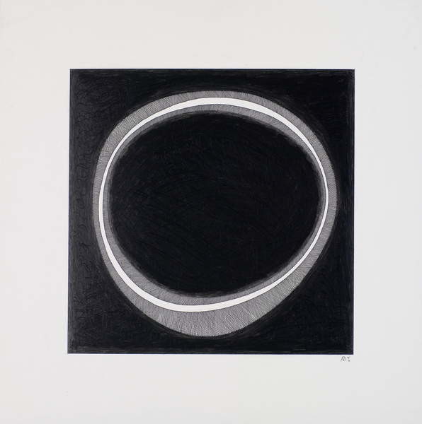 Canvas Print Black Circle
