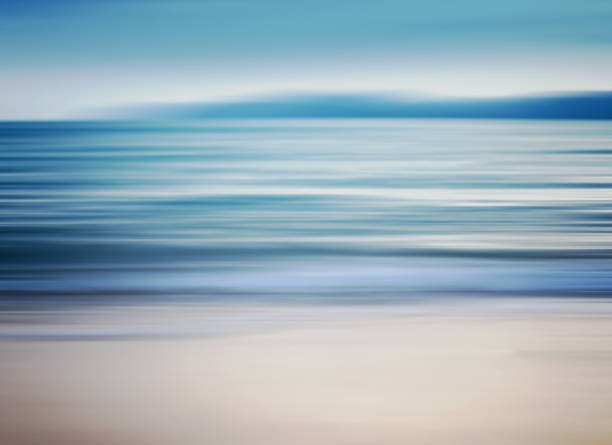 Canvas Print BLUR BACKGROUND . sea sand sky