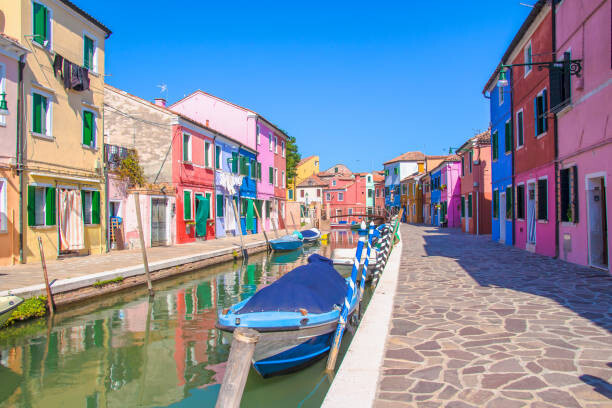 Canvas Print Burano an island in the Venetian Lagoon