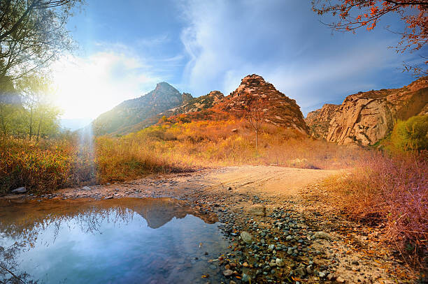 Canvas Print Canyon, Autumn,
