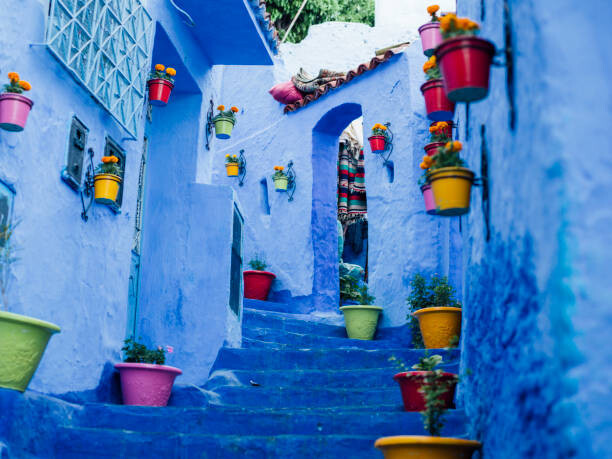 Canvas Print Chefchaouen - The Blue Pearl of Morocco