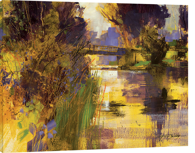 Canvas Print Chris Forsey - Bridge & Glowing Light