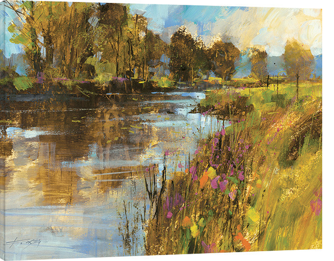 Canvas Print Chris Forsey - Spring River