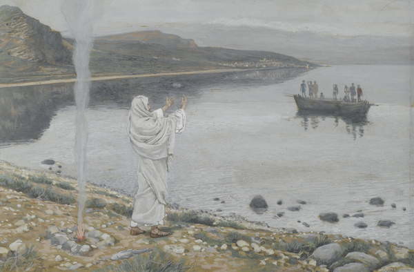 Canvas Print Christ Appears on the Shore of Lake Tiberias