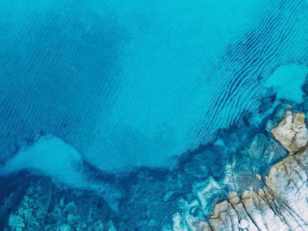 Canvas Print Clear blue sea and rocks