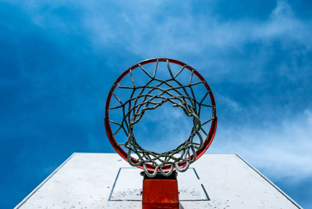 Canvas Print Close-Up Of Basketball Hoop