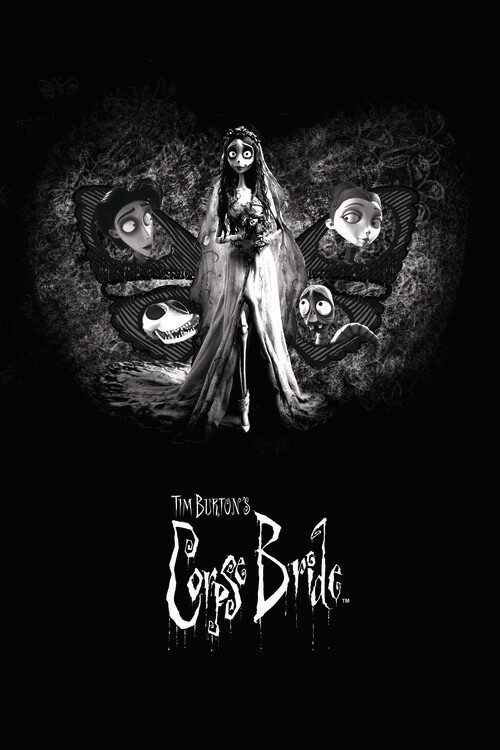 Canvas Print Corpse Bride - Emily butterfly