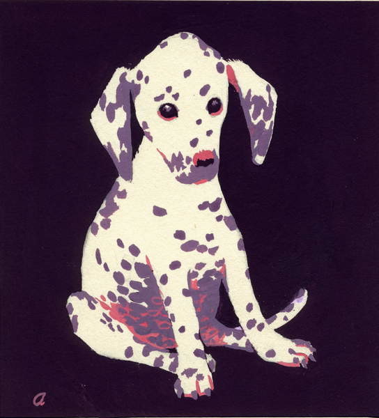 Canvas Print Dalmation Puppy, 1950s