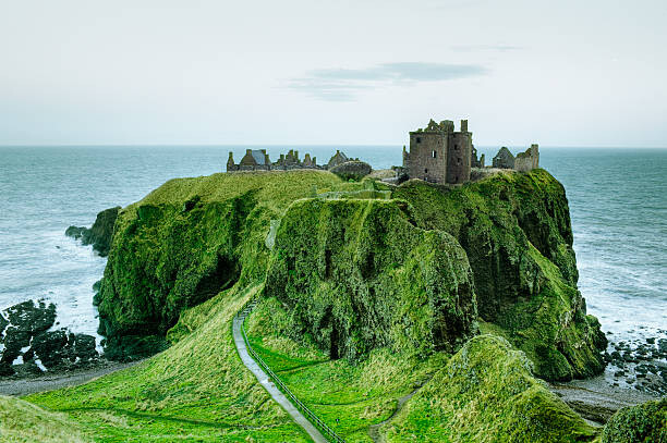 Canvas Print Dunnottar Castle, close to Aberdeen