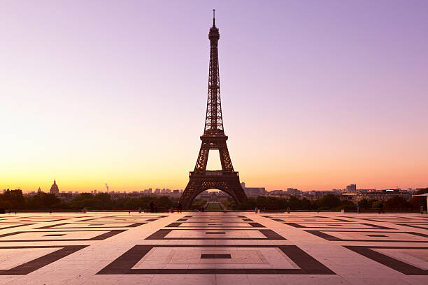 Canvas Print Esplanade du Trocadero, Paris