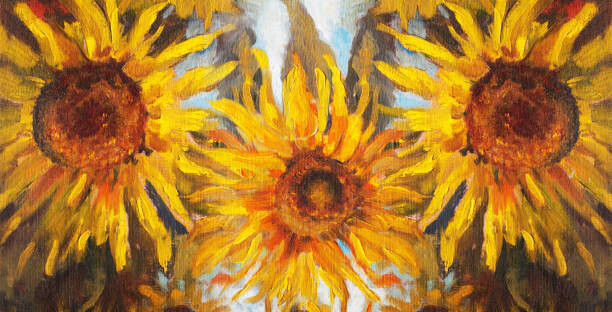 Canvas Print Fashionable summer illustration allegory modern art