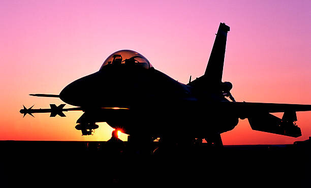 Canvas Print Fighter jet