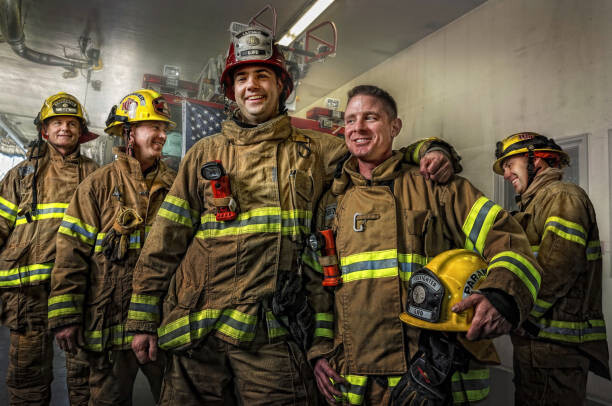 Canvas Print Fire Fighters