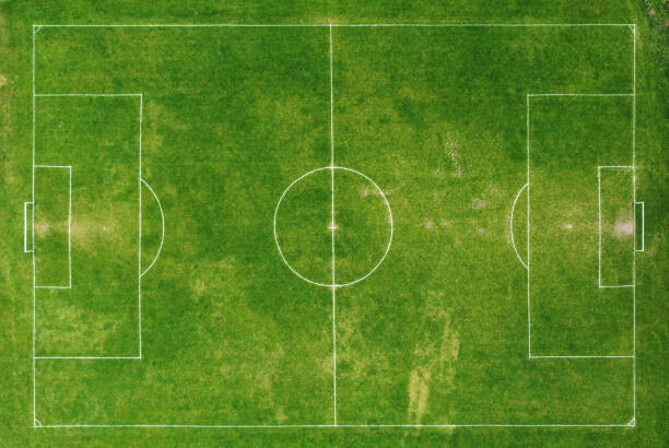 Canvas Print Football Pitch