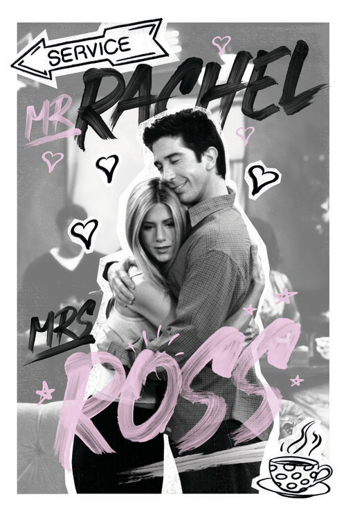 Canvas Print Friends - Rachel & Ross