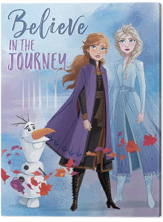 Canvas Print Frozen 2 - Believe in the Journey