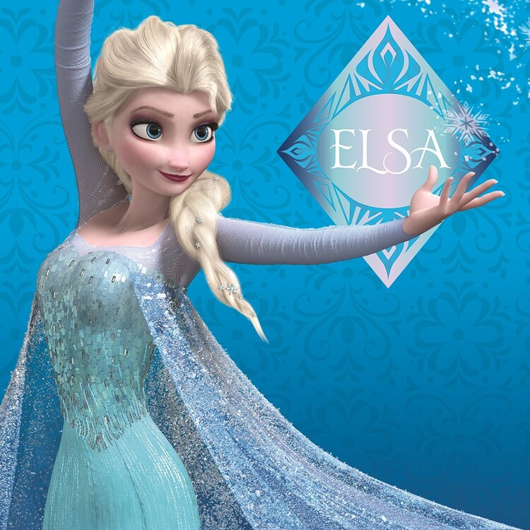 Bijdrager verkwistend toren Canvas print Frozen - Elsa Blue | Fine Art Prints & Wall Decorations