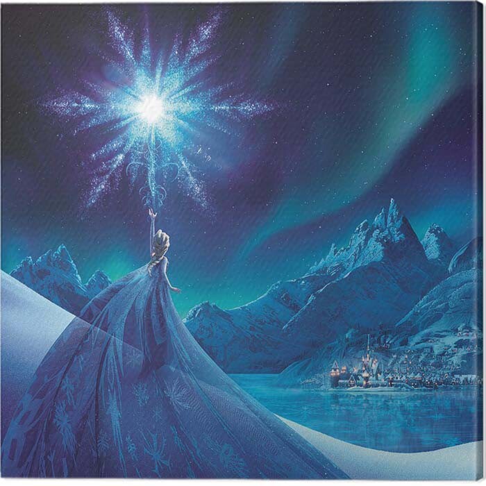 Canvas print Frozen - Elsa Ice Star | Fine Art Prints & Wall Decorations