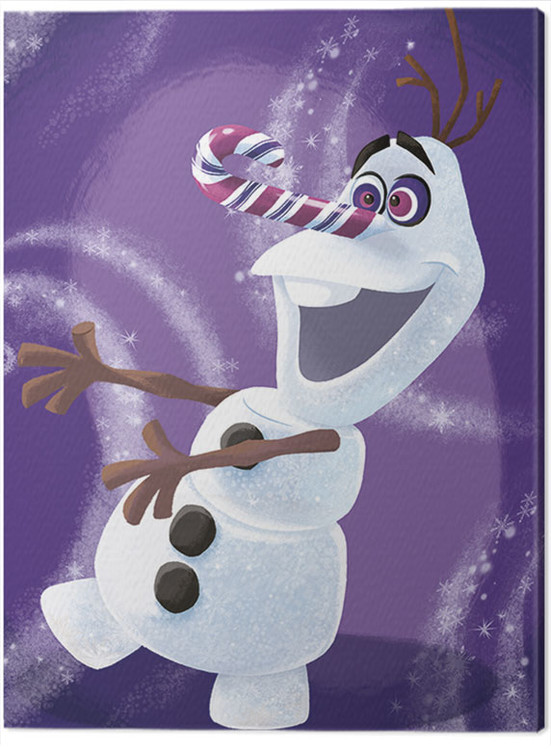 Canvas Print Frozen - Olaf Dizzy