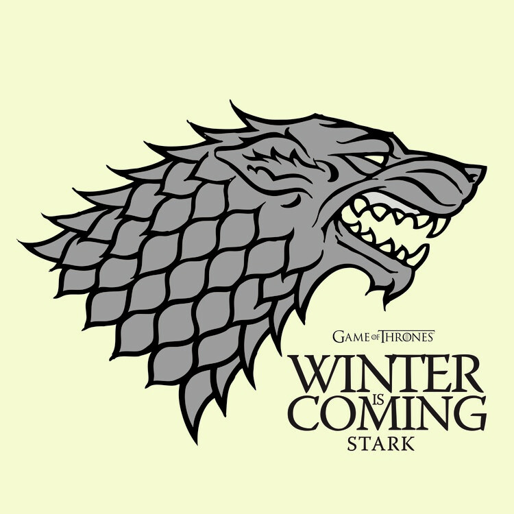 Canvas print Game of Thrones Winter is Coming Fine Art Prints