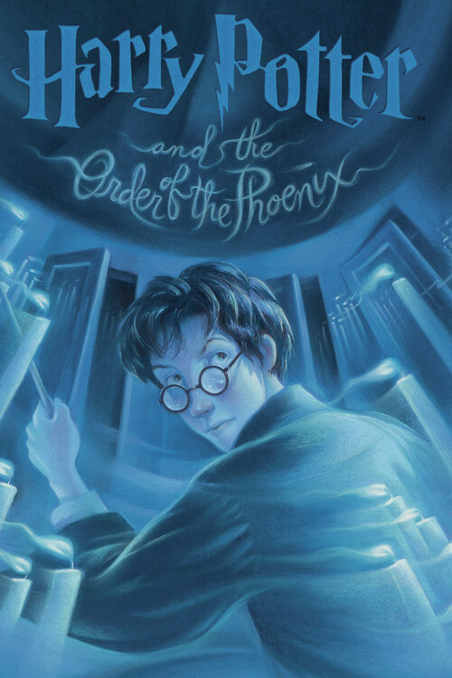 Canvas Print Harry Potter - Order of the Phoenix book cover