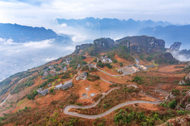 Canvas Print Hubei enshi grand canyon scenery