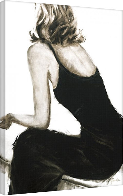 Canvas Print Janel Eleftherakis - Little Black Dress II