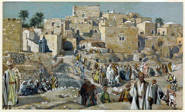 Canvas Print Jesus Passing through the Villages on His Way to Jerusalem