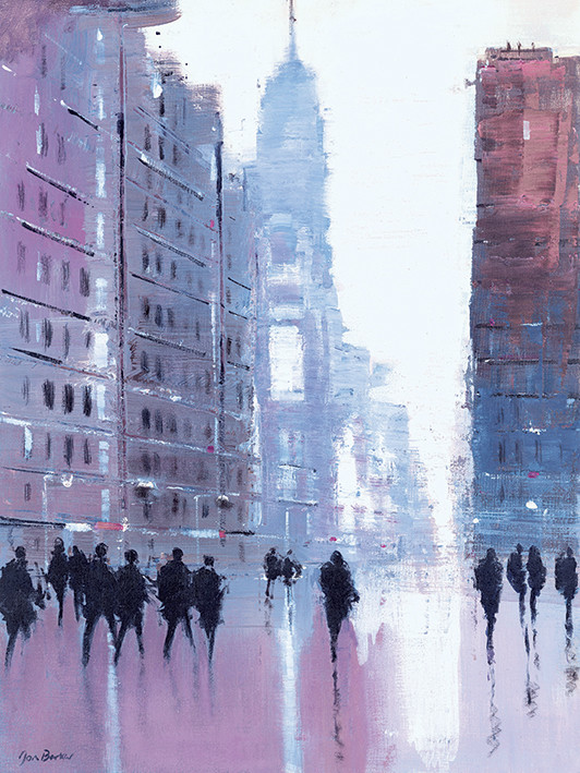Canvas Print Jon Barker - Manhattan Reflections