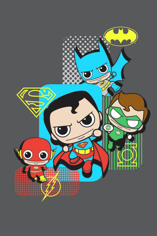 Canvas Print Justice League - Crew