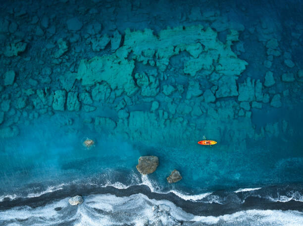 Canvas Print Kayaking In Crete, Greece