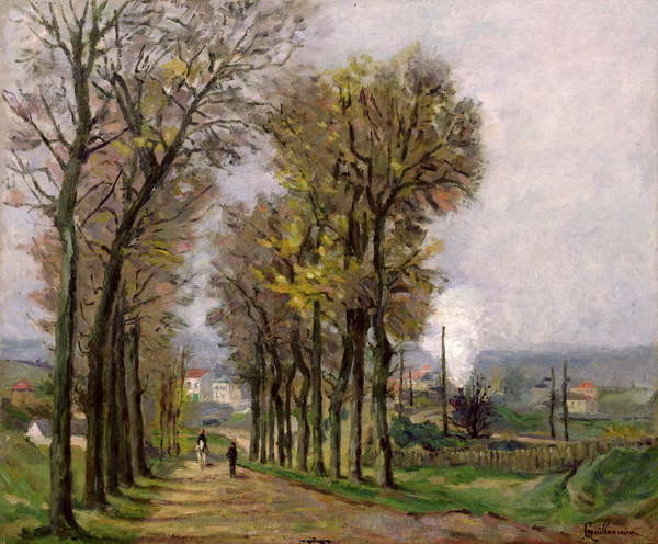 Canvas Print Landscape in the Ile de France, c.1878