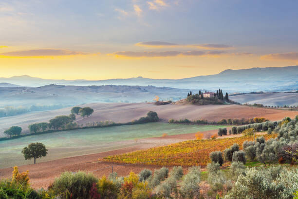 Canvas Print Landscape in Tuscany, Italy