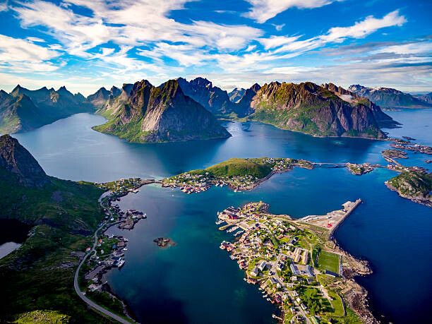 Canvas Print Lofoten archipelago islands