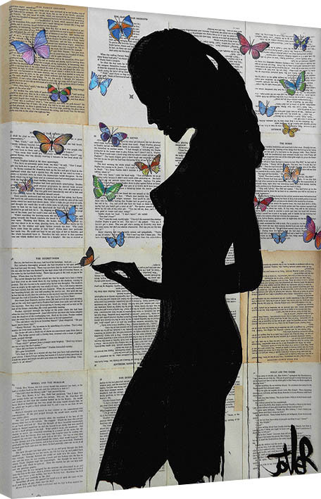 Canvas Print Loui Jover - Butterflies