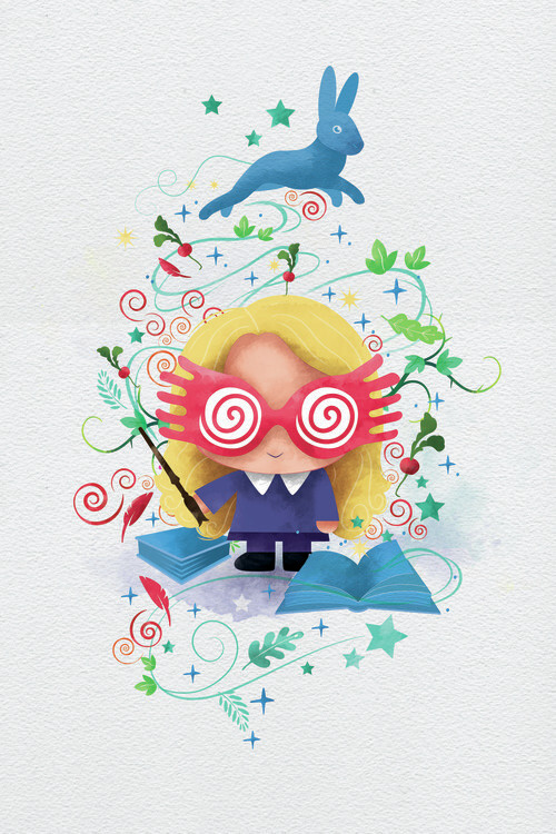 Canvas Print Luna Lovegood - Chibi