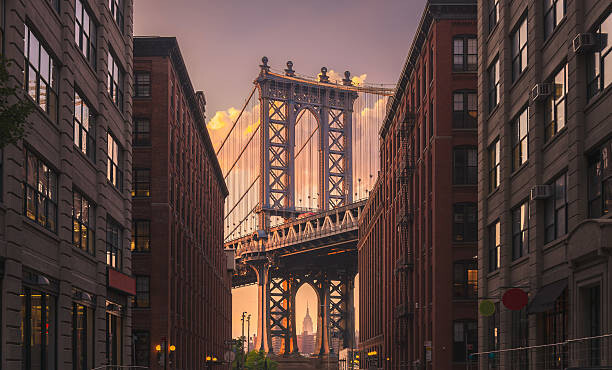 Canvas Print Manhattan Bridge, NYC
