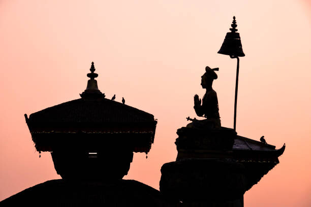 Canvas Print Nepal, Kathmandu valley, Bhaktapur city, Durbar