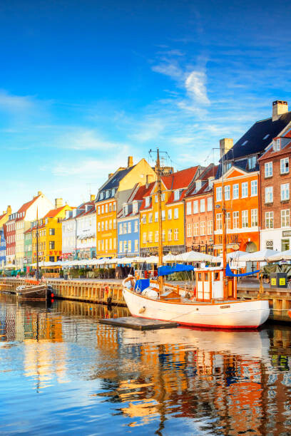 Canvas Print Nyvatn canal in Copenhagen